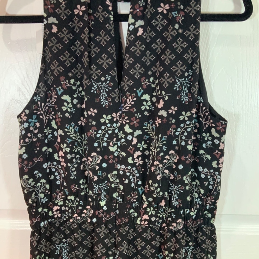 Ted Baker Marcila Hazel Halter Neck Wide Leg Black Floral Jumpsuit Size 3 New - Picture 6 of 13